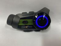   Talkie-walkie, Intercom Moto avec caméra, Étanche IP65, 2 voies 1000M, Lecture de musique, Guide vocal GPS, Radio FM