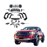 Kit de conversion de pare-chocs avant style GR Sport 23, grille d'admission d'air, kit carrosserie, lifting, amélioration pour Toyota Hilux 2016-2022