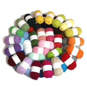 Factory Directly Supply 5ply Crochet Yarn Milk Cotton Acrylic Yarn For Baby Knitting Sweater yarn