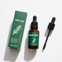 Serum Perawatan Rambut Rosemary Berkualitas Tinggi 60ml, Pelembap & Perangsang Pertumbuhan Rambut, Formula 2-IN-1, Ekstrak Tumbuhan Alami, Jojoba