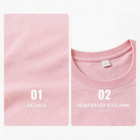 T-shirt à manches courtes personnalisable 100 % coton vintage de marque pour homme, col rond, 240 g, logo frontal, MOQ 1