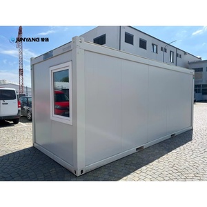 Maison conteneur préfabriquée modifiée et extensible en acier Corten de 20 pieds, résidence temporaire détachable - Product Image 1