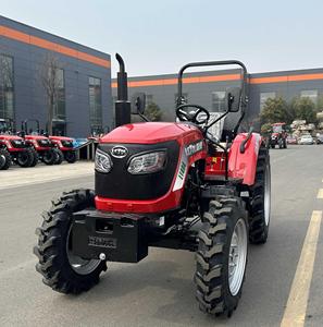 Tractor de Jardín Compacto 4x4 en Oferta, Tractor Agrícola Diésel 4x4, Mini Tractor Agrícola de 40hp, 45hp, 50hp con Rotocultivador, Segadora y Cabina - Product Image 1