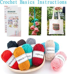 96 ensemble de crochet crochet ensemble bricolage couture à la main accessoires de tricot contenant de la laine stockage novice crochet outil tenue - Product Image 2