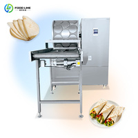 Machine automatique de fabrication de tortillas de farine de céréales et de rouleaux de printemps