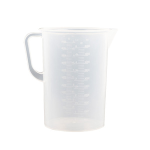 <b>Large</b> Capacity Food Grade Measuring <b>Cup</b> 2000Ml With Lid Graduated Scale For Milk Tea Baking Acrylic Material - Product Image 3