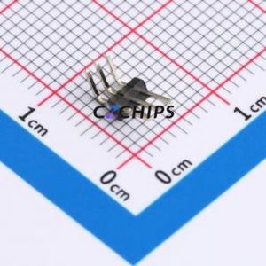 IPCP127M03PB08R Pin Header Bent Lead Through Hole,P=1.27mm Connector 1x3P 1.27mm Pin Header Right Angle Insert - Product Image 1