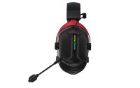 Écouteurs de jeu RVB filaires sur l'oreille avec micro casque de jeu filaire USB 3.5MM