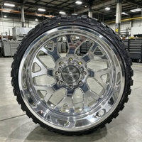 Polierte Geschmiedete Offroad-Felge 20 Zoll 8x165.1/8x170 Lochkreis für Ford F150 Chevy Silverado GMC Sierra Dodge Ram Schwerlast-LKW