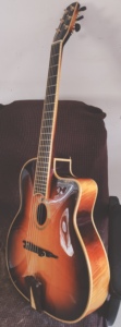 Guitares jazz en érable gitan <span class=keywords><strong>guitare</strong></span> acoustique personnalisable-instruments musicaux marron - Product Image 5