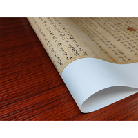 110g 24 "Mat Emballage Cadeau Motif Impression Peinture Chinoise Jet D'encre Fine Art Media Pigment Dye Archaistic Silky Cloth Roll