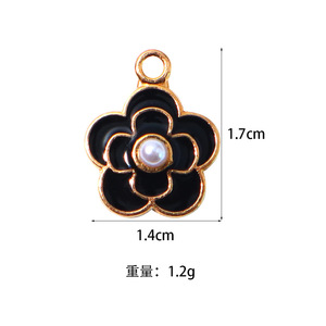 จี้รูปดอกพลัมประดับมุก 12 สี แบบฝังขอบ สำหรับทำเครื่องประดับ DIY สร้อยข้อมือ สร้อยคอ - Product Image 5