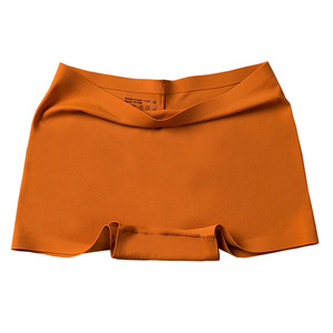 Mutandine senza marcatura di seta di ghiaccio <span class=keywords><strong>boxer</strong></span> inguinali <span class=keywords><strong>da</strong></span> <span class=keywords><strong>donna</strong></span> pantaloni di sicurezza quattro angoli Anti-luce estate sottile - Product Image 5