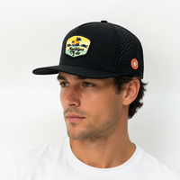 Nuevas Gorras Deportivas de Golf de 5 Paneles a la Moda, MOQ Bajo, Gorra de Béisbol Deportiva Personalizada con Diseño de Agujeros Cortados con Láser, Diseña Tu Propio Logotipo, Gorras Trucker