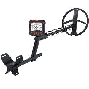 Détecteur de métaux couleur noire, bobine de recherche de 30 cm, corps en plastique, pour adultes - Product Image 1