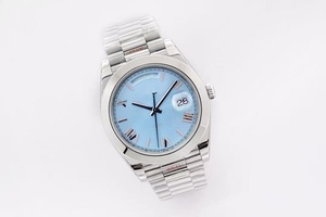 Reloj Automático Mecánico de Lujo con Correa de Acero Inoxidable, Esfera de 40 mm, Resistente al Agua 20 m, Función de Calendario - Product Image 4