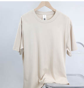 Vente en gros T-shirt 100% coton de haute qualité 270GSM pour hommes T-shirt surdimensionné à manches courtes et col rond pour hommes - Product Image 3