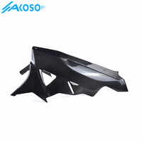 Panneau de carénage latéral en fibre de carbone 100% tissé sergé AKOSO pour moto, panneau de protection inférieur pour BMW S1000RR 2009-2014