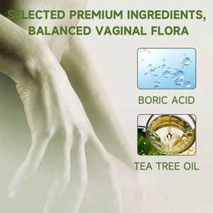 Natuurlijke intieme reiniging met boorzuur, Yoni schuim, pH-balans, geurloos, reinigend, intieme verzorging, vaginale wasbeurt voor gevoelige huid - Product Image 5