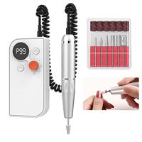 Ponceuse à ongles électrique professionnelle portable rechargeable en plastique 2026 UV101 de haute qualité, vitesse 30000 tr/min, polisseuse à ongles