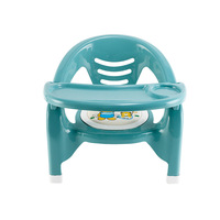Chaises de salle à manger en plastique pour enfants, avec table et son