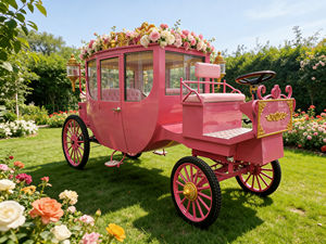 Carruaje Real Blanco Eléctrico, Carroza Eléctrica de Ocio, Precio de Alquiler, Asiento Rojo Personalizable - Product Image 6