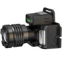 Lampe frontale d'urgence Zoomable en aluminium de Type C, éclairage à 90 degrés, capteur réglable, 6 Modes, 1000 Lumen, phare à LED