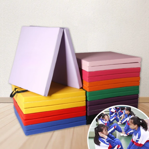 Colchoneta <span class=keywords><strong>de</strong></span> aterrizaje <span class=keywords><strong>de</strong></span> espuma suave plegable <span class=keywords><strong>de</strong></span> 3 pulgadas <span class=keywords><strong>de</strong></span> grosor, <span class=keywords><strong>de</strong></span> EPE, colorida, barata, para <span class=keywords><strong>gimnasia</strong></span> y acrobacias, venta al por mayor - Product Image 1