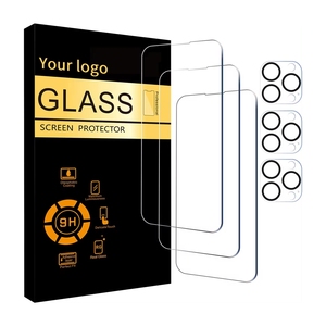 Maxyi Amazon 3 + 3 gói 9H Tempered Glass ailun bảo vệ màn hình với máy ảnh bảo vệ màn hình - Product Image 1