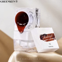 Automne hiver 4 couleurs écaille de tortue ambre séchage rapide réfléchissant doux professionnel bricolage marque privée Art thérapie vernis à ongles Gel