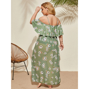 2025 nouvelles jupes <span class=keywords><strong>de</strong></span> voile taille haute à volants grande taille imprimer <span class=keywords><strong>maillot</strong></span> <span class=keywords><strong>de</strong></span> <span class=keywords><strong>bain</strong></span> trois pièces pour les femmes - Product Image 4