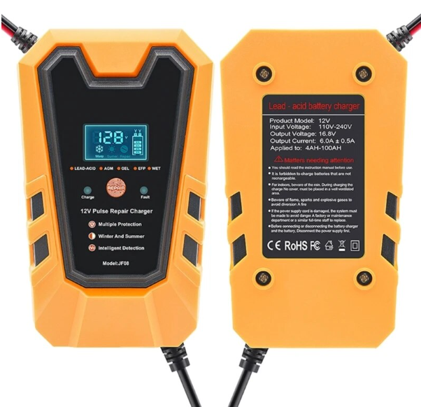 New Arrive Pulse Repair Battery Charger 12V 24v Portable Car Boat Battery Charger Automatic Motorcycle Boat Charger