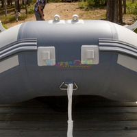 Bateau gonflable Zodiac pliable, bateau de pêche gonflable, bateau gonflable sportif pour 4 personnes, divertissement en plein air sur lac, rivière, mer ouverte