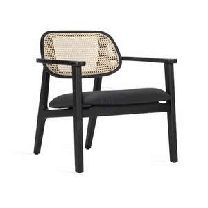 Wabi-sabi Casa de familia de ratán de madera maciza Club Cafe hosts diseñador Titus Silla de salón individual - Product Image 2