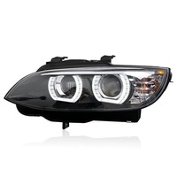 Para BMW Serie 3 E92 M3 330i 335i M3, Actualización de Faros Delanteros LED DRL con Intermitentes Integrados, Estilo Ojo de Ángel, Plug and Play