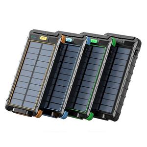 Batterie externe solaire multifonction haute capacité de qualité supérieure pour l'extérieur et les situations d'urgence, 10000 mAh - Product Image 3