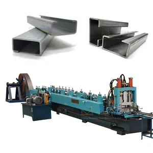 Liming automatische Änderung Größe C Purlin Kanalform Rolle Formmaschine C75-300 Stahlrahmen Formmaschine