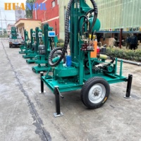 Prix de gros, nouvelle condition, foreuse hydraulique diesel pour puits d'eau de 25 CV, foreuse avec moteur de pompe