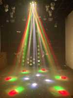 Lumière d'ambiance KTV à tête mobile améliorée, effet rotatif multi-faisceaux RGB, lampe à panoramique et inclinaison fluide pour bars, clubs, fêtes, événements DJ