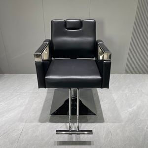 Sillón de Peluquería con Función Plegable, Silla de Barbero Ajustable y Giratoria para Salones de Belleza - Product Image 4