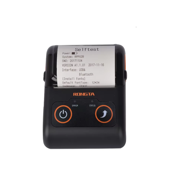 Mini Thermal Receipt Printer - USB/Bluetooth/WiFi Mobile Ticket Printer for POS, Retail, Restaurant