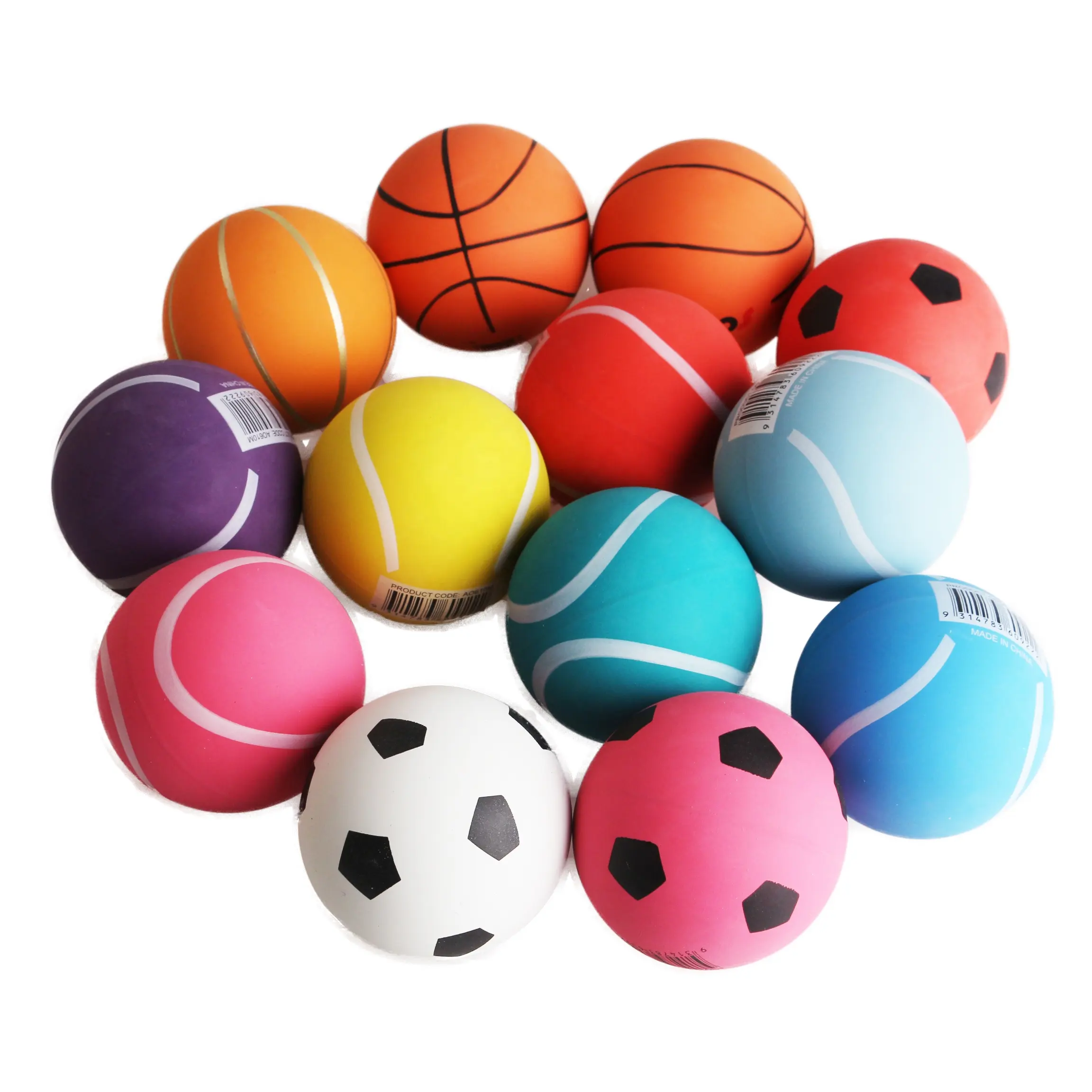 高品質のスポーツ玩具ラバーウォールボールリバウンド自社製造カスタマイズOEMユニセックスLEDライトバウンスボール14年以上