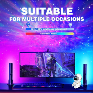 Phi Hành Gia Sao Chiếu Galaxy Ánh Sáng Ban Đêm LED & Laser Đầy Sao Tinh Vân Trần Chiếu Từ Xa 360 Có Thể Điều Chỉnh Đảng Ánh Sáng - Product Image 3