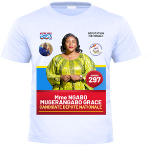 Bán Buôn Số Lượng Lớn Đồng Bằng Màu Đỏ Chiến Dịch Cotton Người Đàn Ông Cuộc Bầu Cử Bán Buôn Áo Thun - Product Image 5