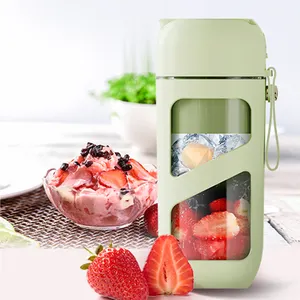 Dropship Portable Wireless Blender With The Straw; USB Travel Juice Cup  Baby Food Mixing Juicer Machince With Updated 8 Blades 3000mAh Rechargeable  Battery to Sell Online at a Lower Price