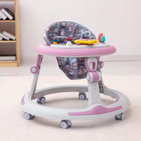 Jouet d'apprentissage multifonctionnel 3/4-en-1 pour bébé, best-seller du fabricant, poussette simple avec roues pivotantes et musique pour enfants