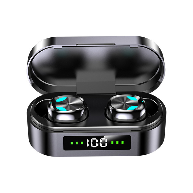 Mini Earbuds S10 Tws Bt 5.1 In-ear Wireless Headphones Digital Display Touch Hifi Stereo Hd Call Earphones