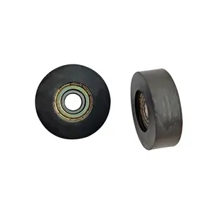 Hohe Leistung Lager Kunststoff U Groove Track Pulley Roller Skate Räder Für Lager