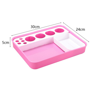 Plateau de rangement en plastique ABS 316, 30x24x5cm, avec compartiments, pour usage médical et esthétique - Product Image 1