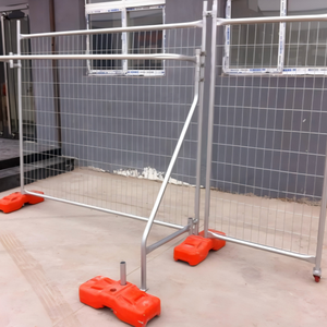 Valla Temporal de Aluminio de 6 Pies de Altura, Estilo Industrial Rectangular para Obras de Construcción, Fácil de Montar, Acabado Galvanizado - Product Image 2